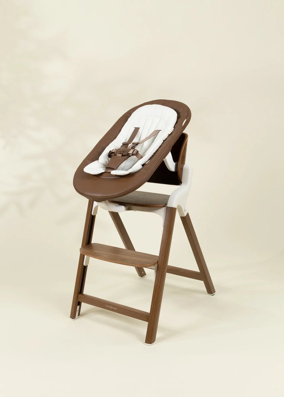 Convertible Newborn Bouncer Seat for – Macramé & Walnut