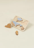 5 Sea Animals on Wooden Plate