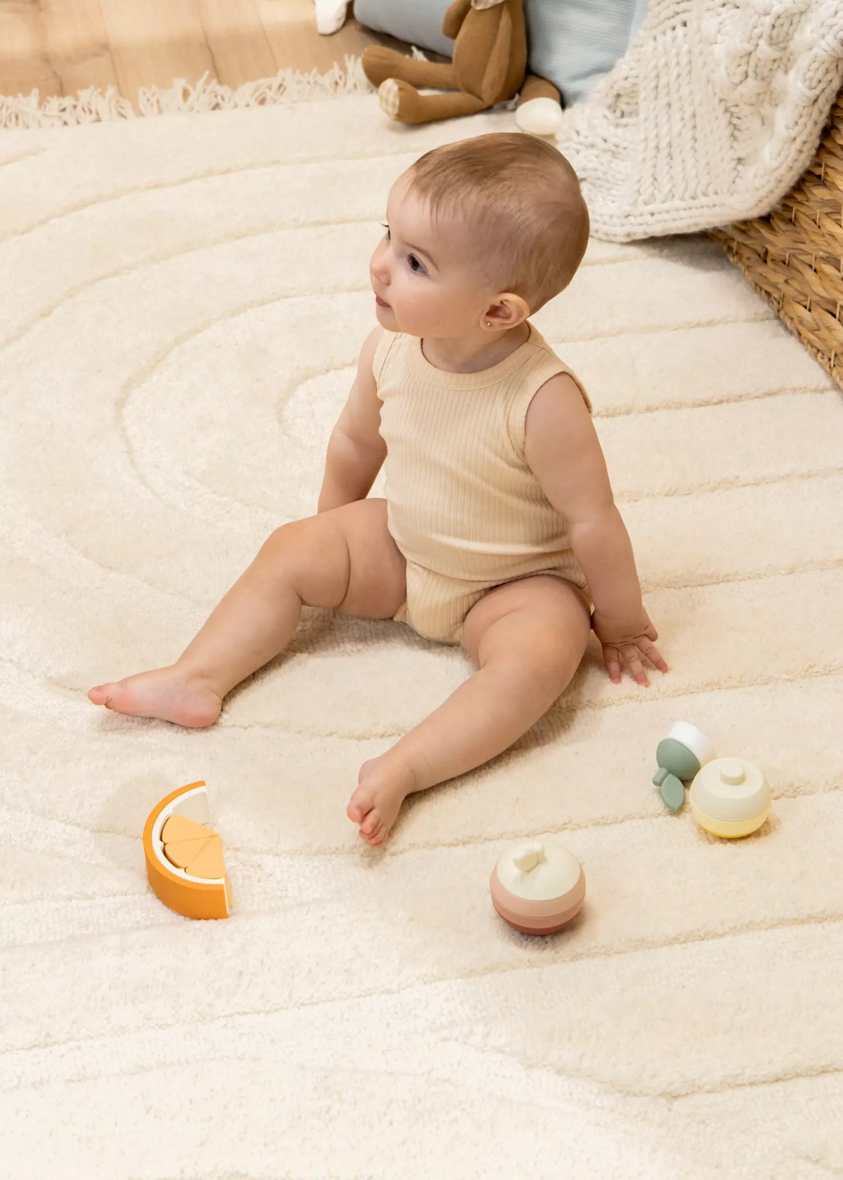 3 of Silicone Stackable Fruits