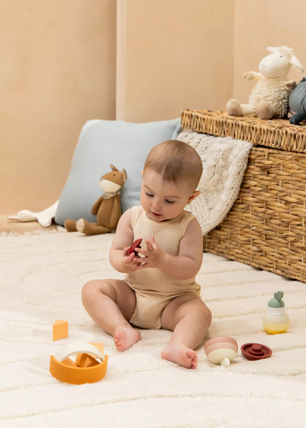 3 of Silicone Stackable Fruits