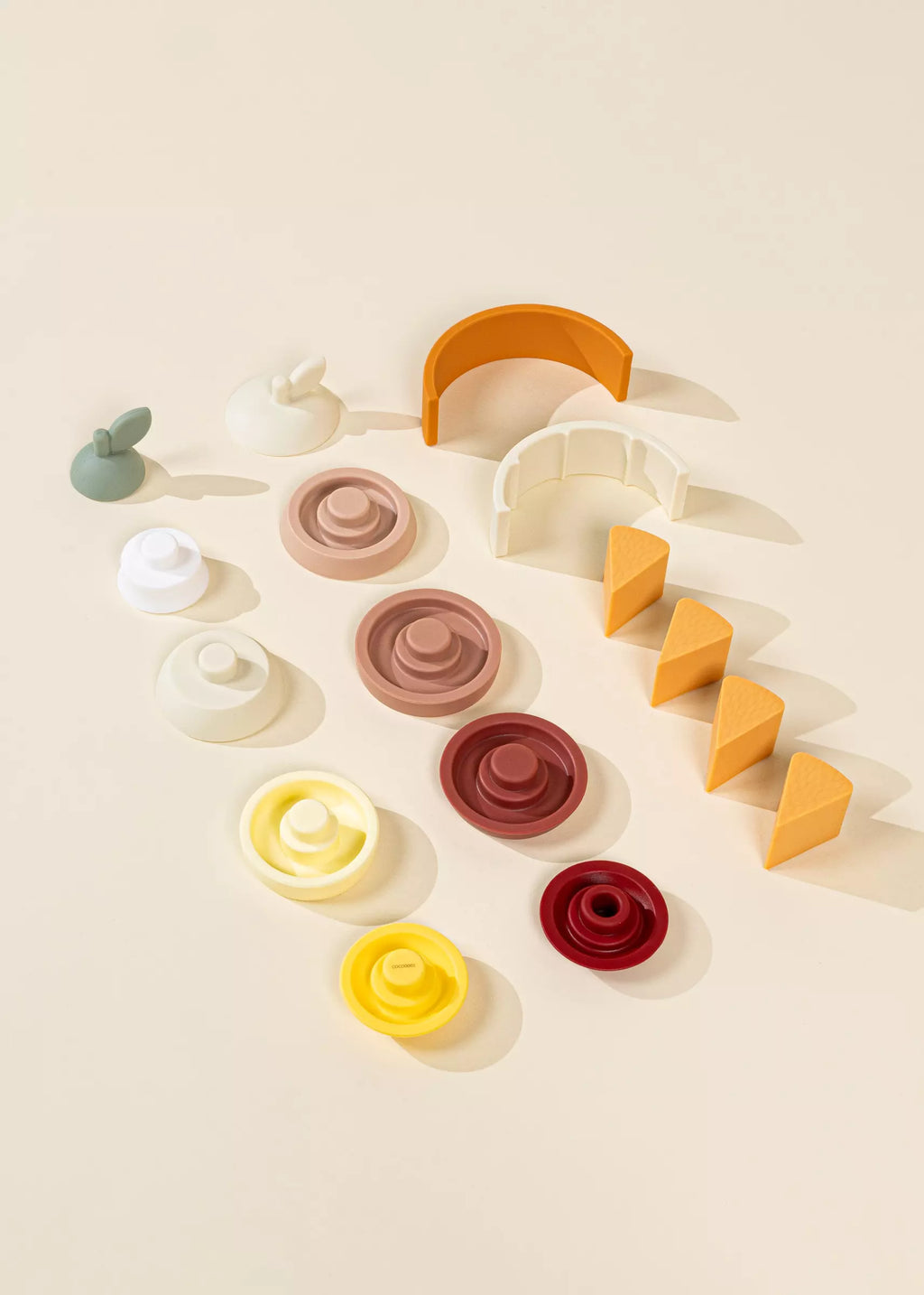 3 of Silicone Stackable Fruits