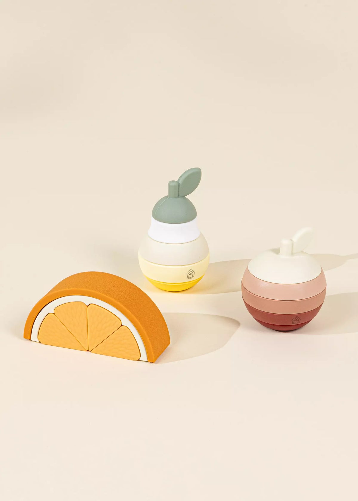 3 of Silicone Stackable Fruits