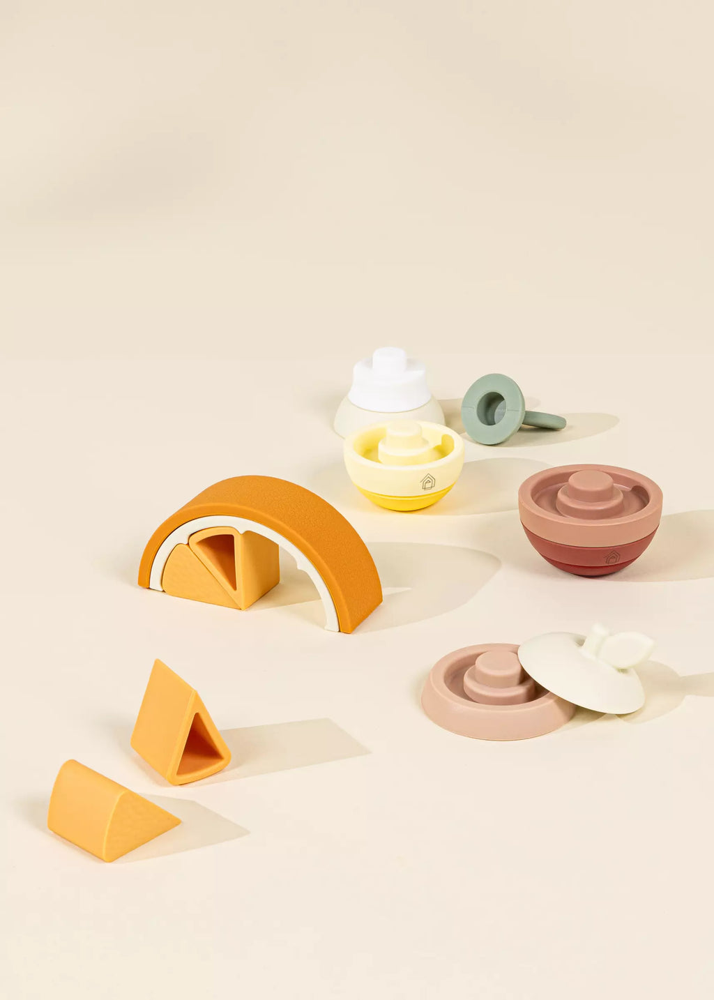 3 of Silicone Stackable Fruits