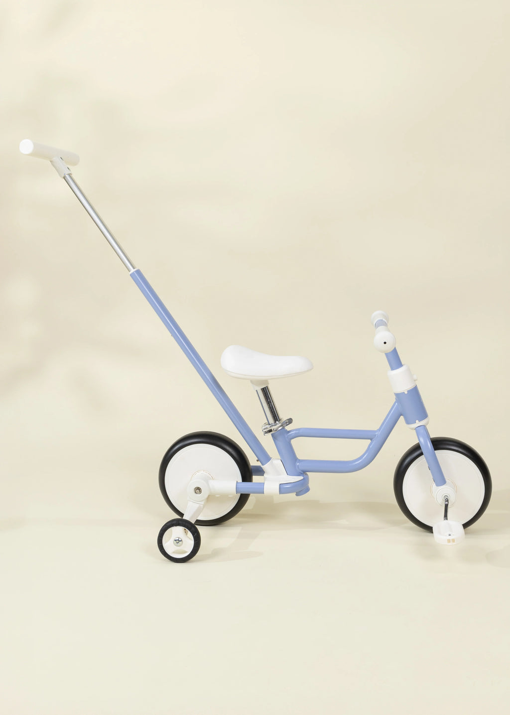 4-in-1 Tricycle with Push Handle & Training Wheels