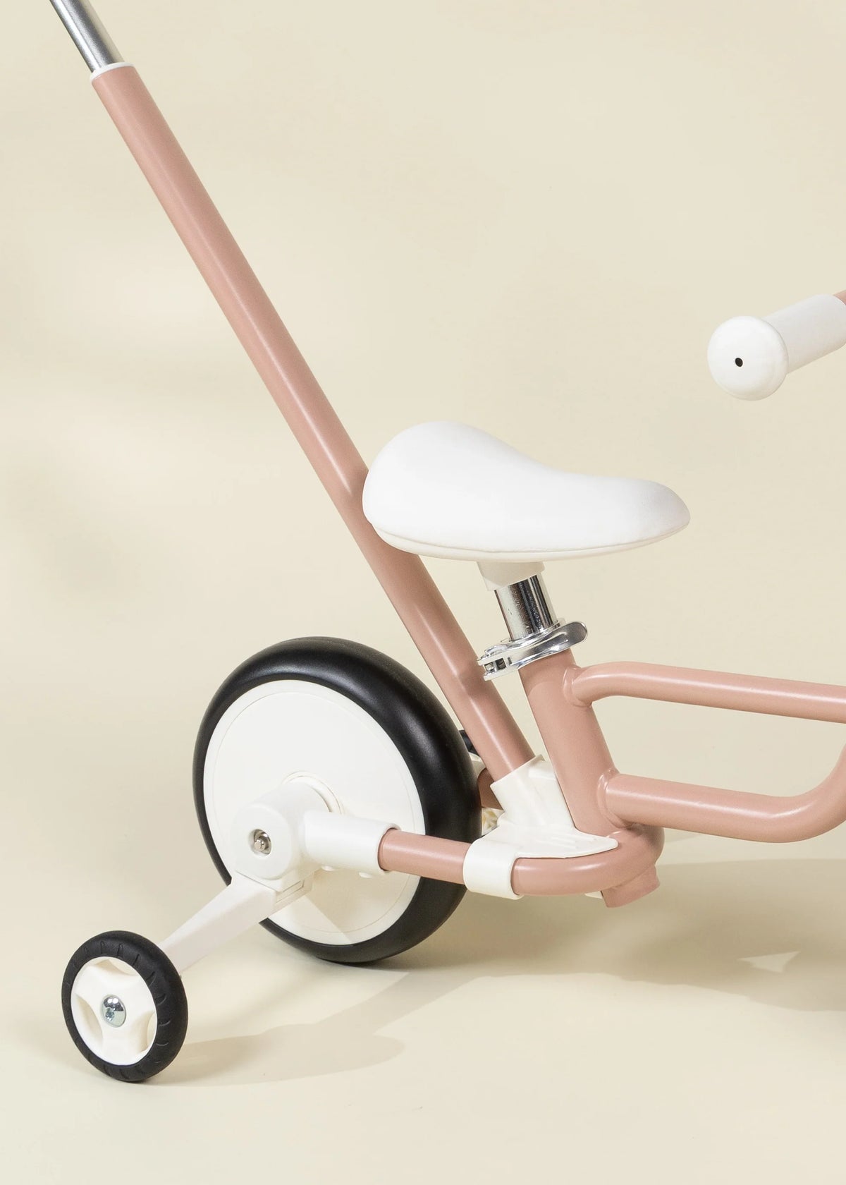 4-in-1 Tricycle with Push Handle & Training Wheels