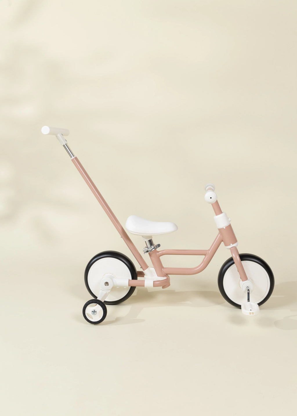 4-in-1 Tricycle with Push Handle & Training Wheels
