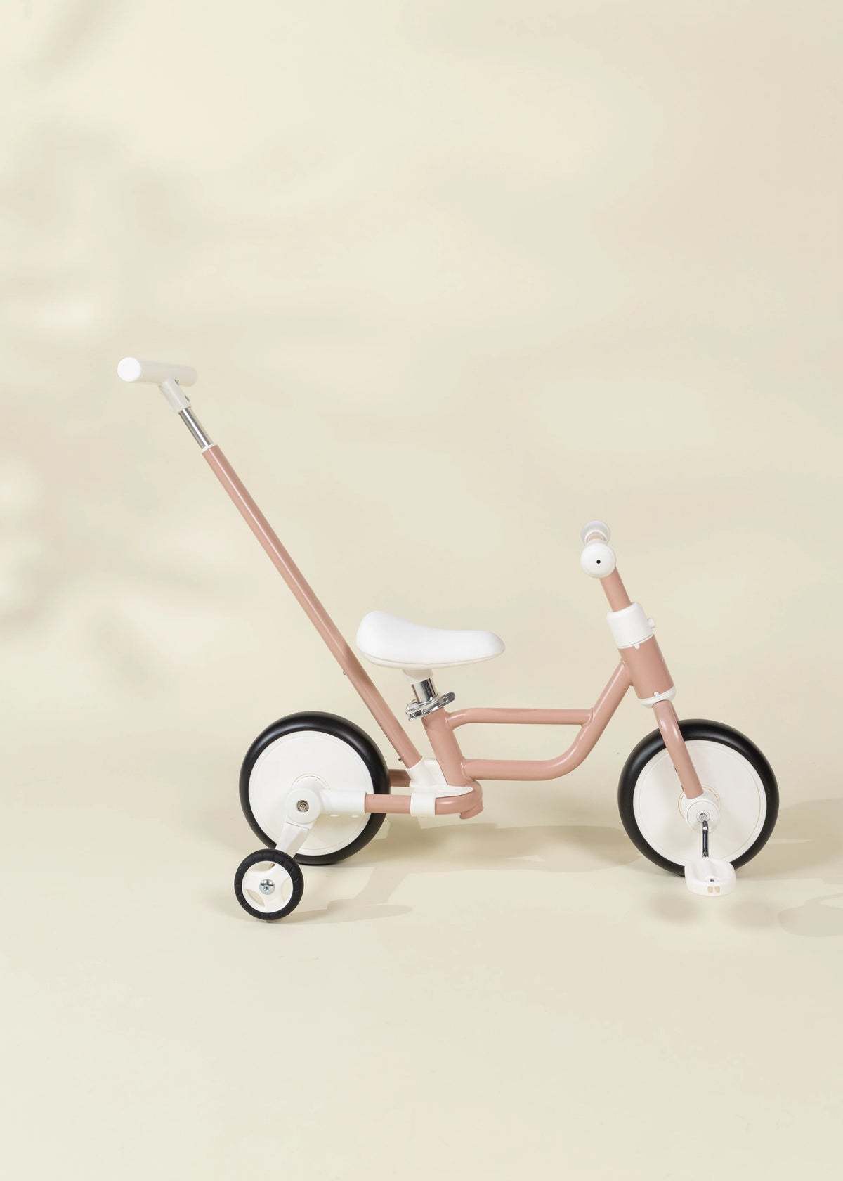 4-in-1 Tricycle with Push Handle & Training Wheels