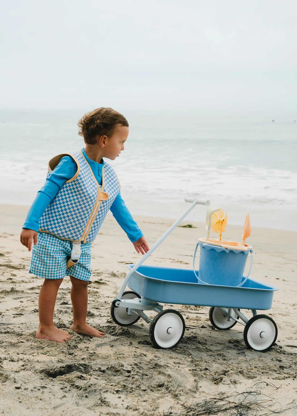 Oversized 6 Wheat Straw Sand Toy – Bucket & Accessories