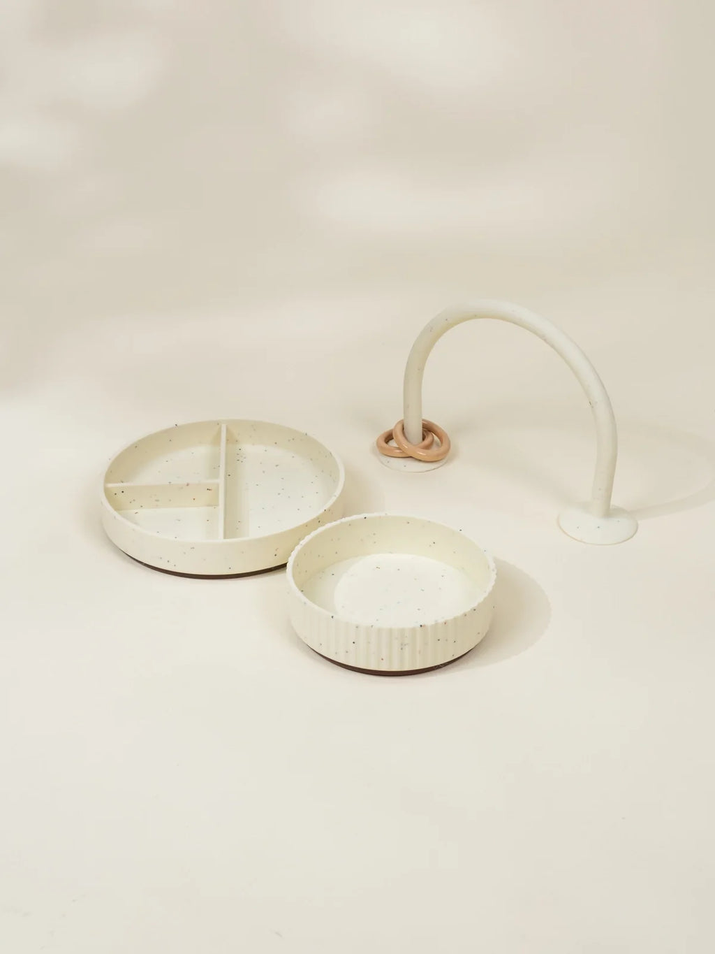 Silicone Baby Suction Divided Plate