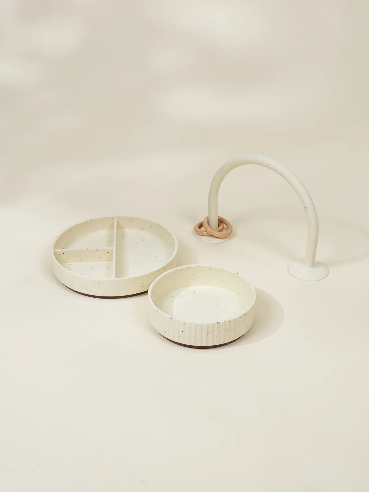 Silicone Baby Suction Divided Plate