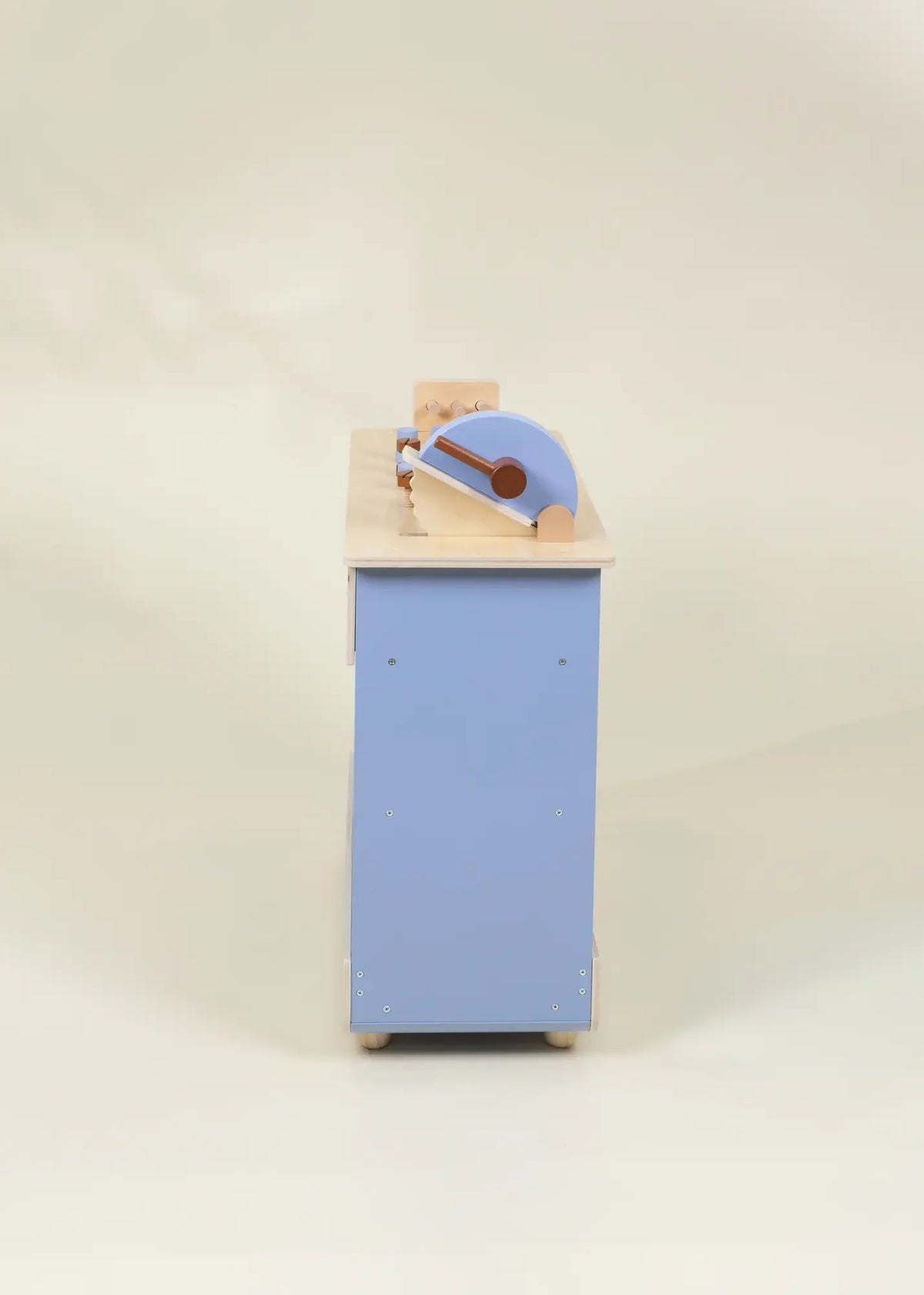 Wooden Play Construction Workbench with Miter Saw