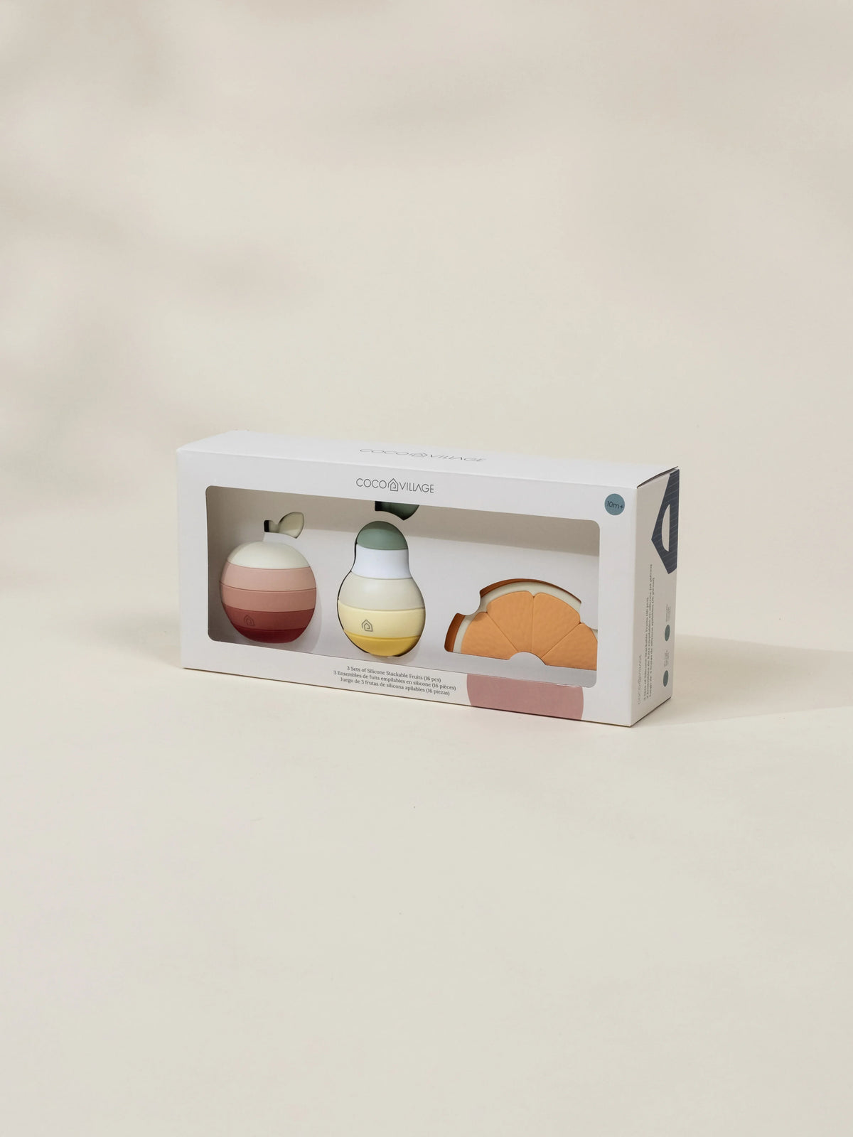 3 of Silicone Stackable Fruits