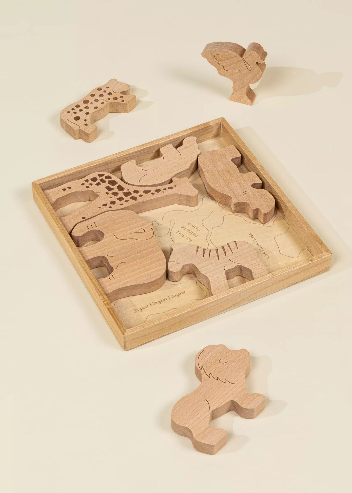 Wooden Balance Puzzle - 8 pieces