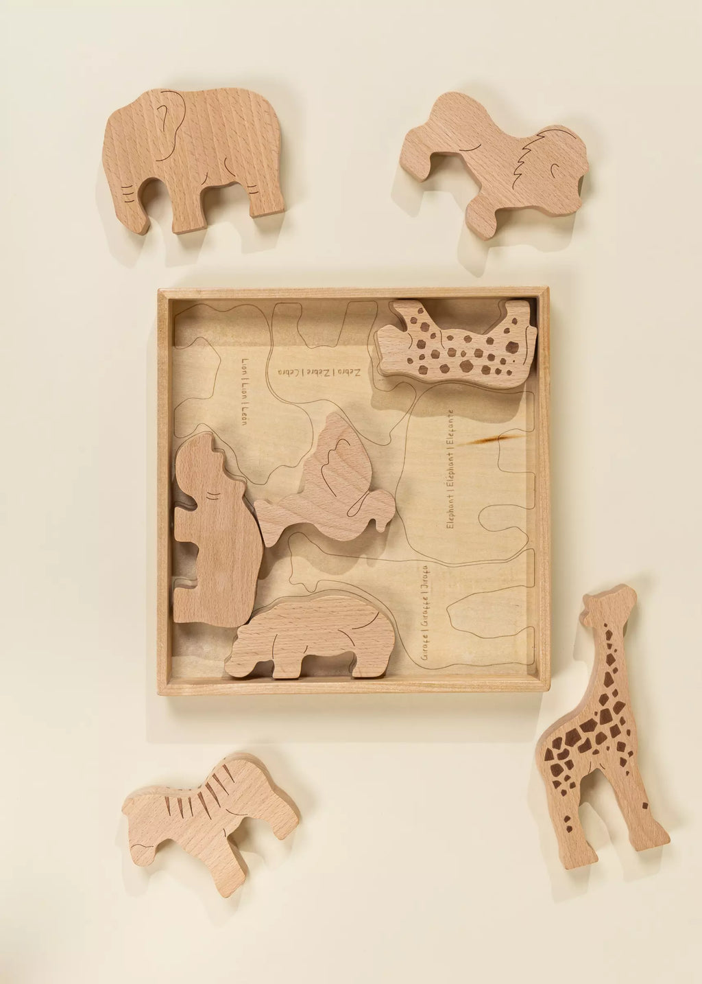 Wooden Balance Puzzle - 8 pieces