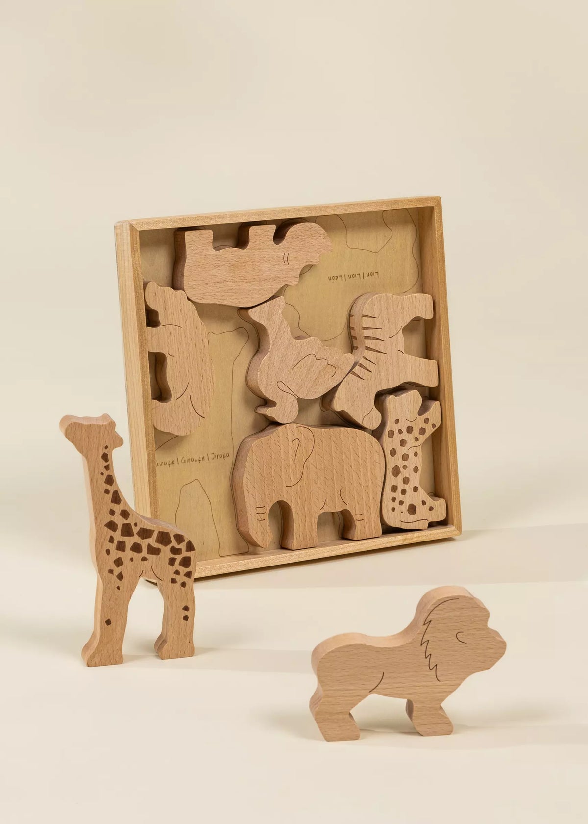 Wooden Balance Puzzle - 8 pieces