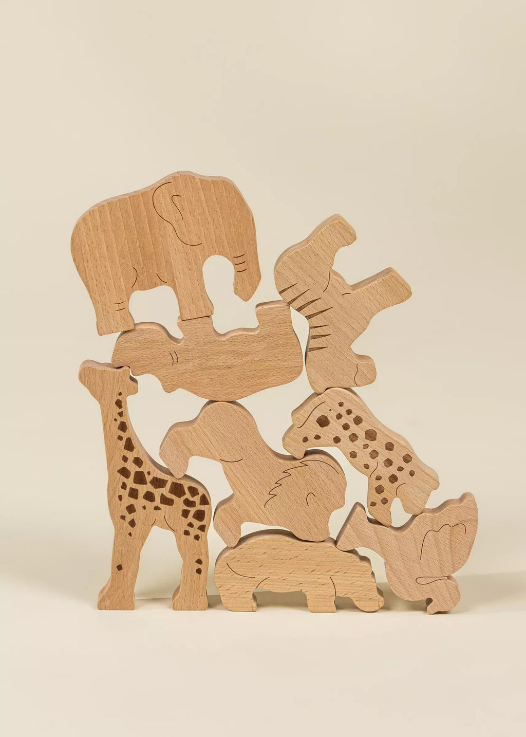 Wooden Balance Puzzle - 8 pieces