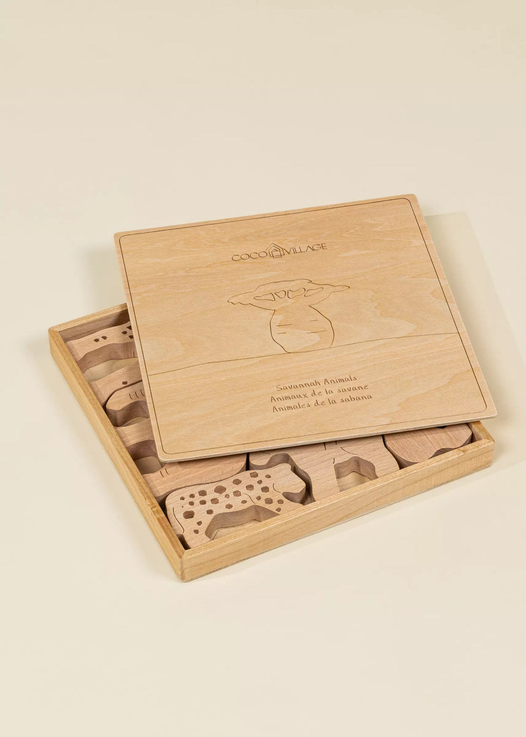 Wooden Balance Puzzle - 8 pieces