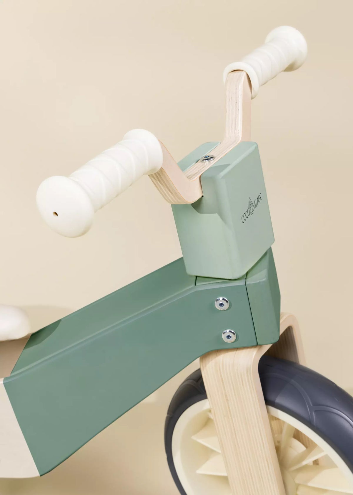 Wooden Balance Bike - 3 in 1 - Seafoam