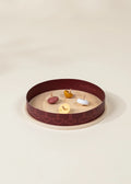 4 Wooden Spinning Tops with Arena