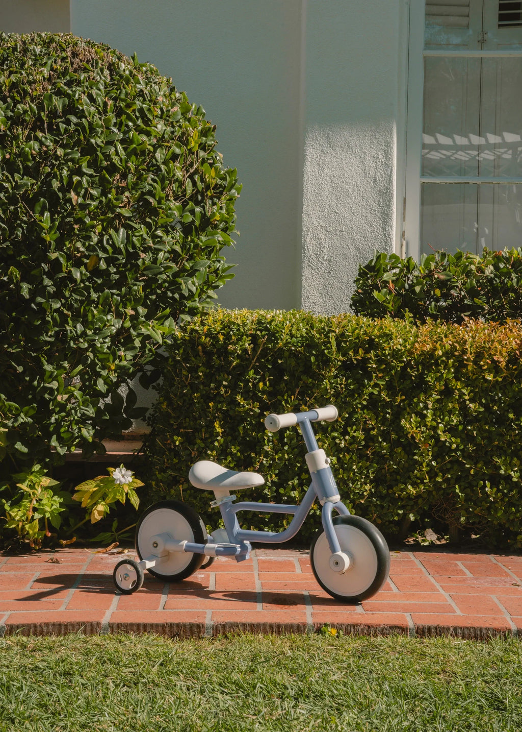 4-in-1 Tricycle with Push Handle & Training Wheels