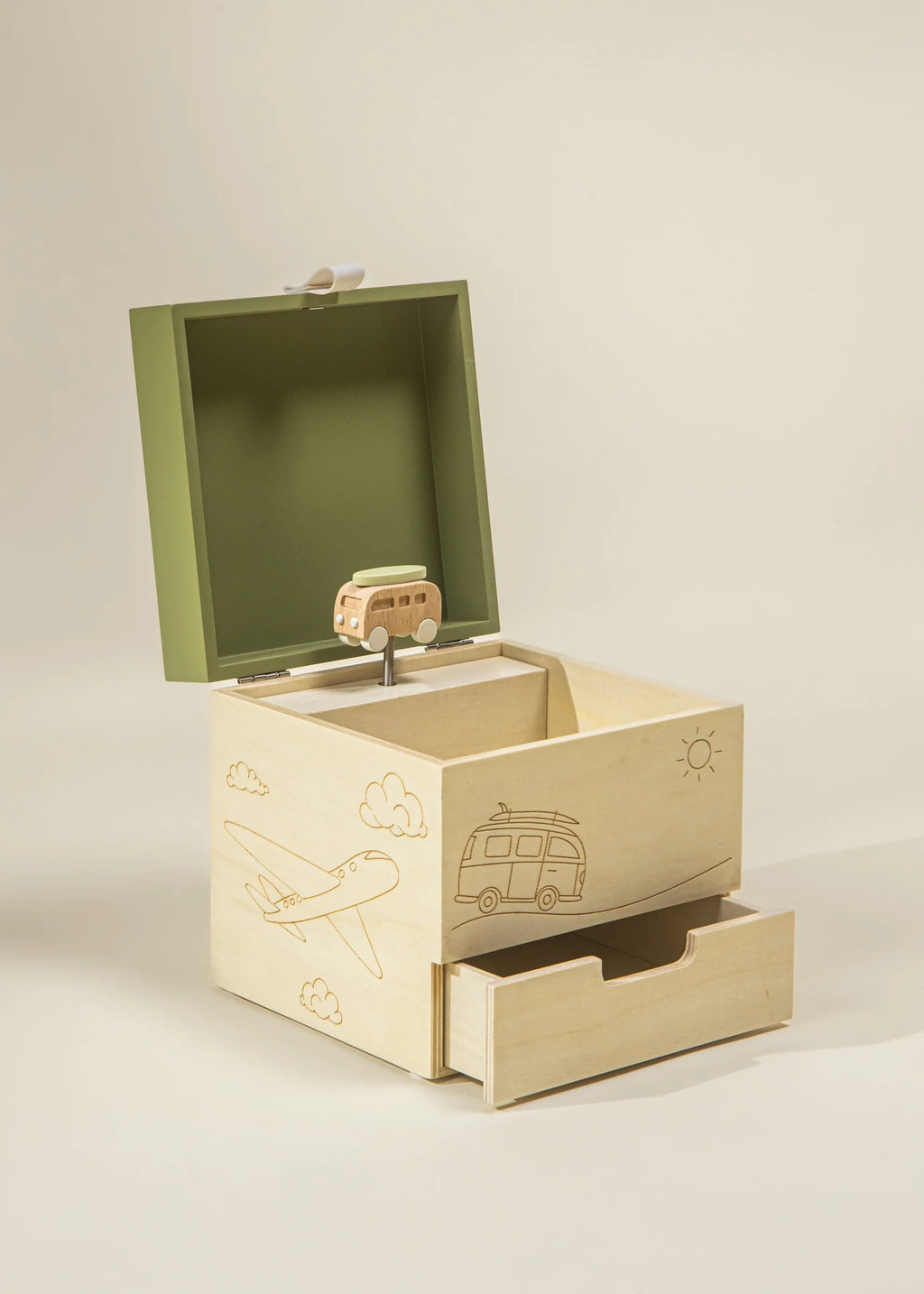 Wooden Musical Souvenir Box