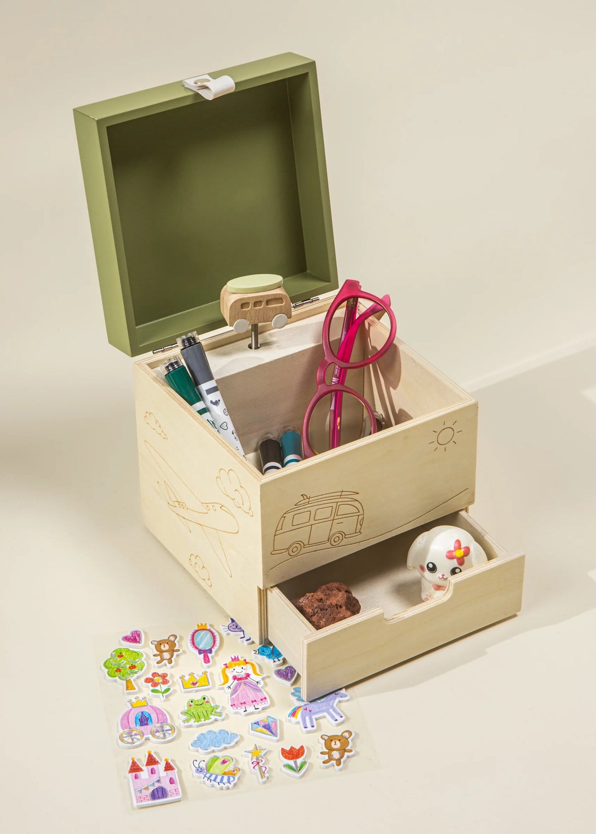 Wooden Musical Souvenir Box