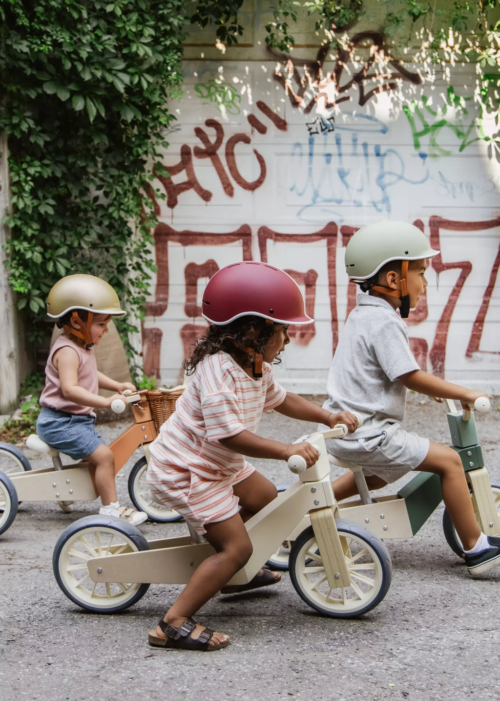 Wooden Balance Bike 3-in-1 - Foam