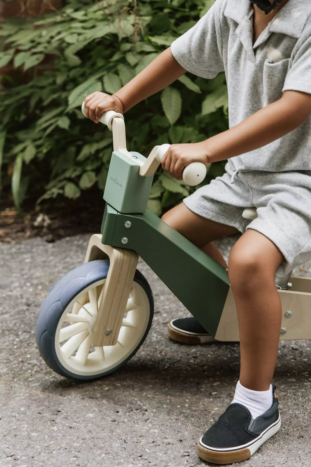 Wooden Balance Bike - 3 in 1 - Seafoam