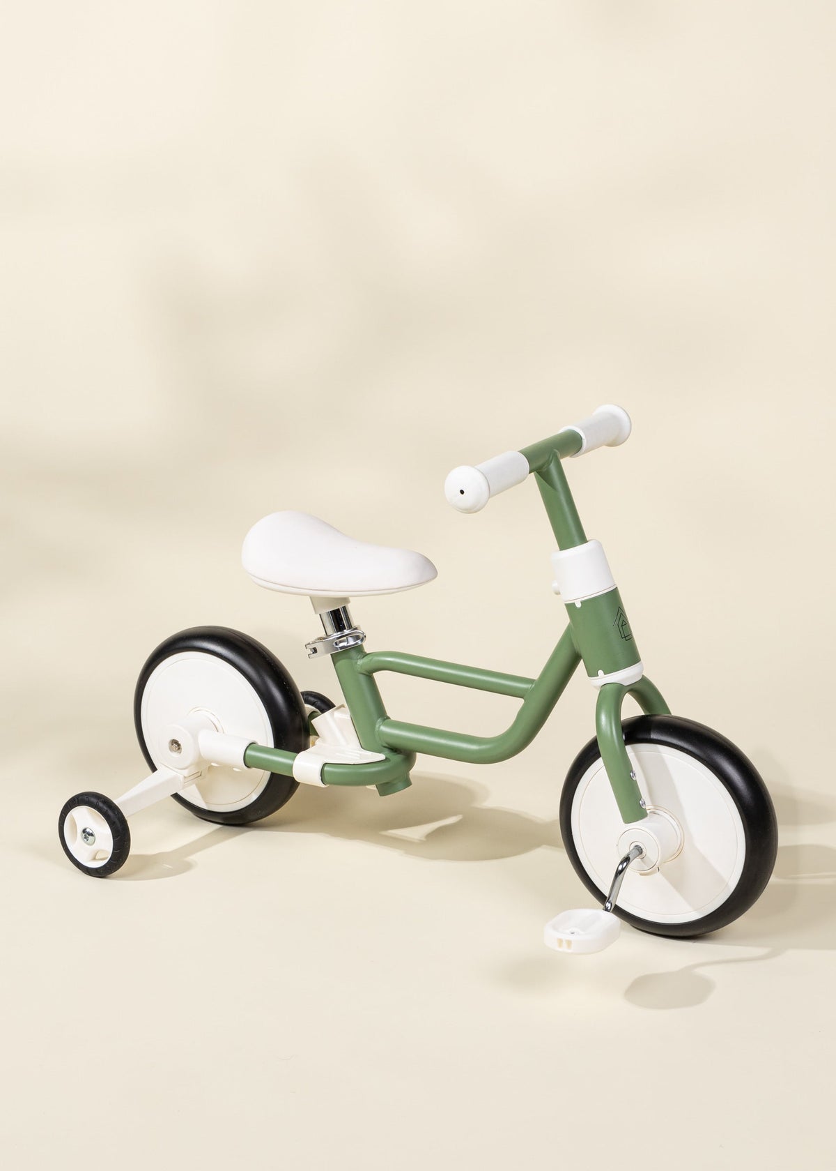 4-in-1 Tricycle with Push Handle & Training Wheels - Seafoam