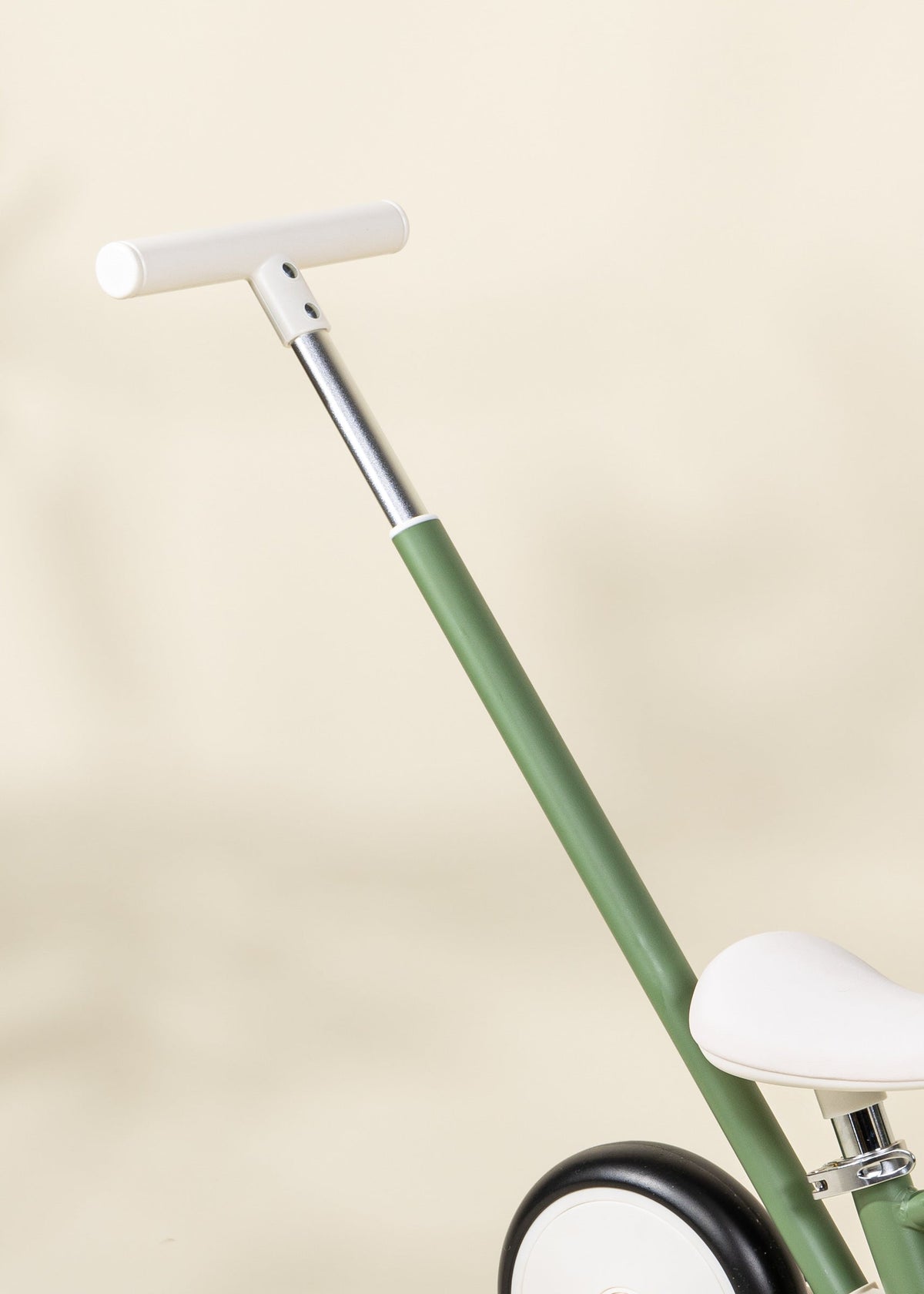4-in-1 Tricycle with Push Handle & Training Wheels - Seafoam