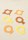 6 Silicone Diving Rings Pool Toys