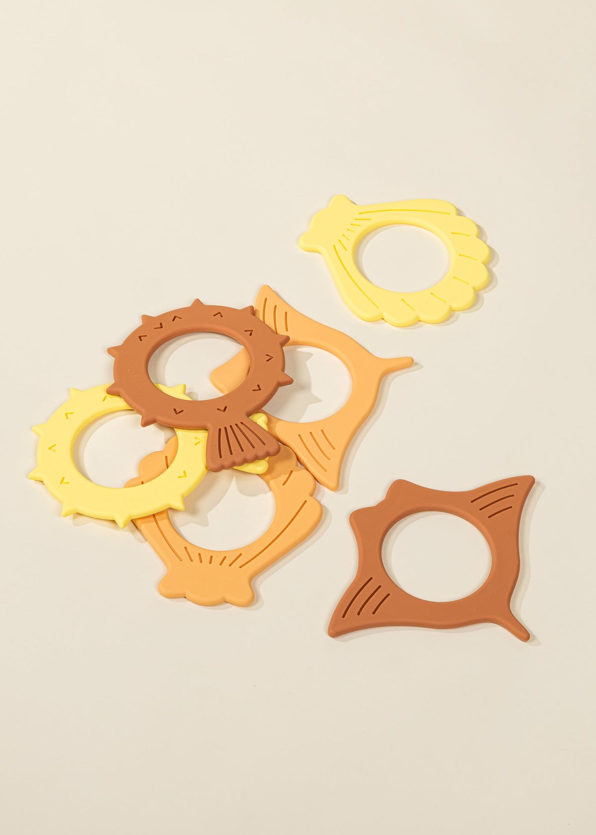 6 Silicone Diving Rings Pool Toys