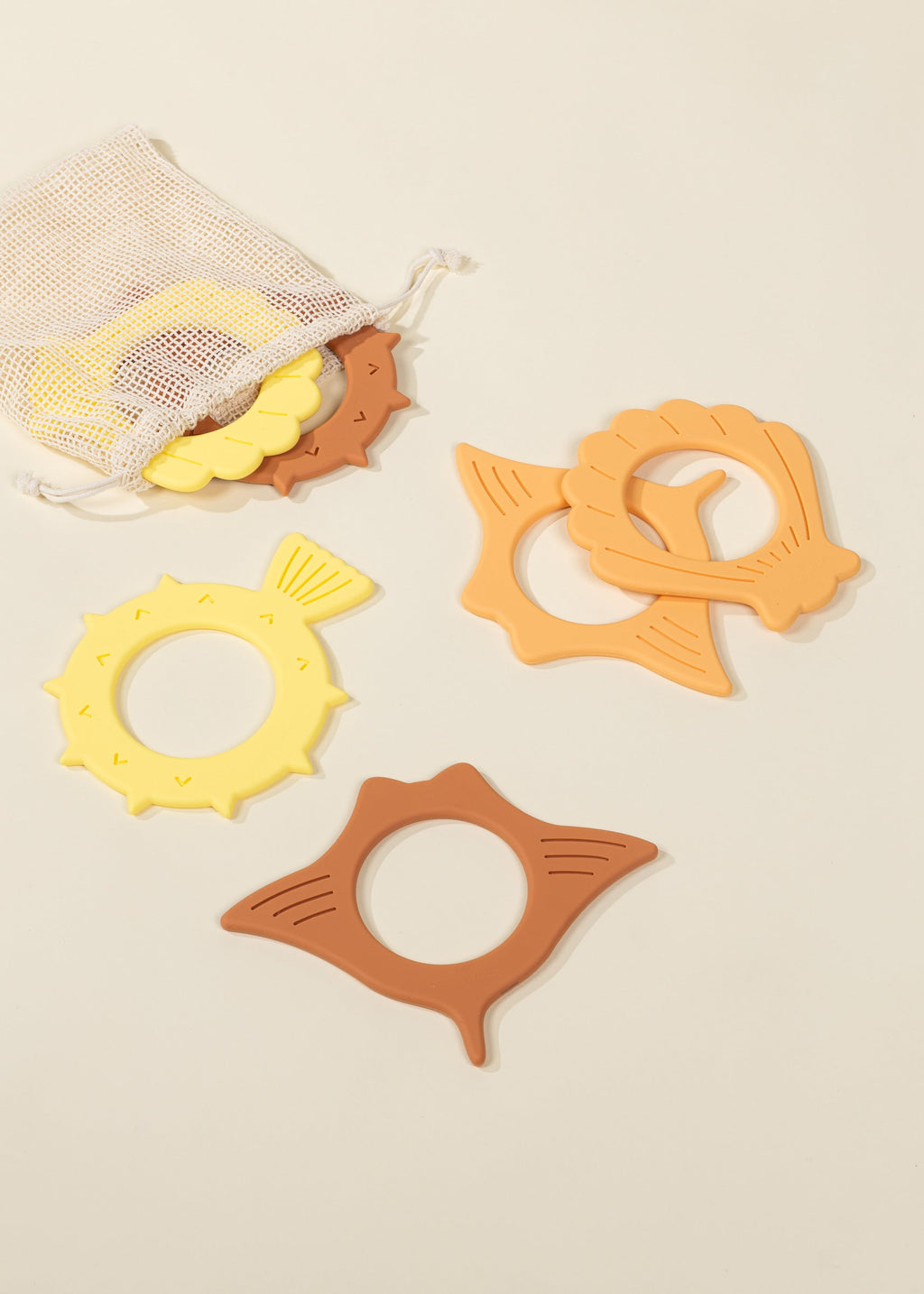 6 Silicone Diving Rings Pool Toys