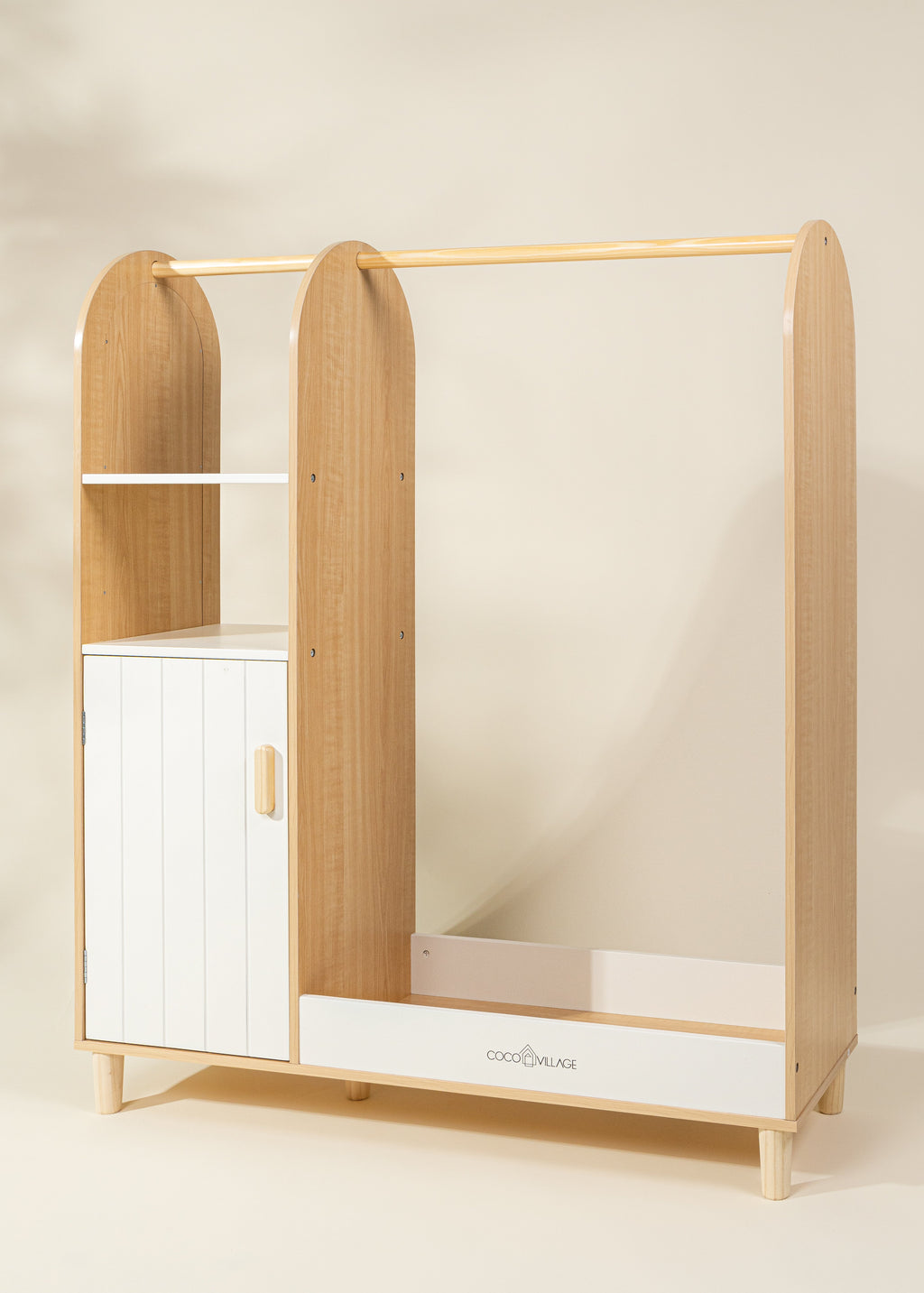 Wooden Play Dress Wardrobe