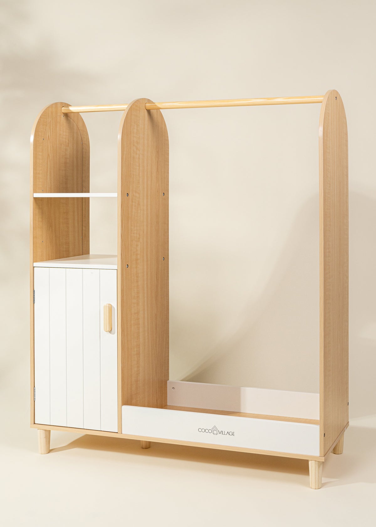 Wooden Play Dress Wardrobe