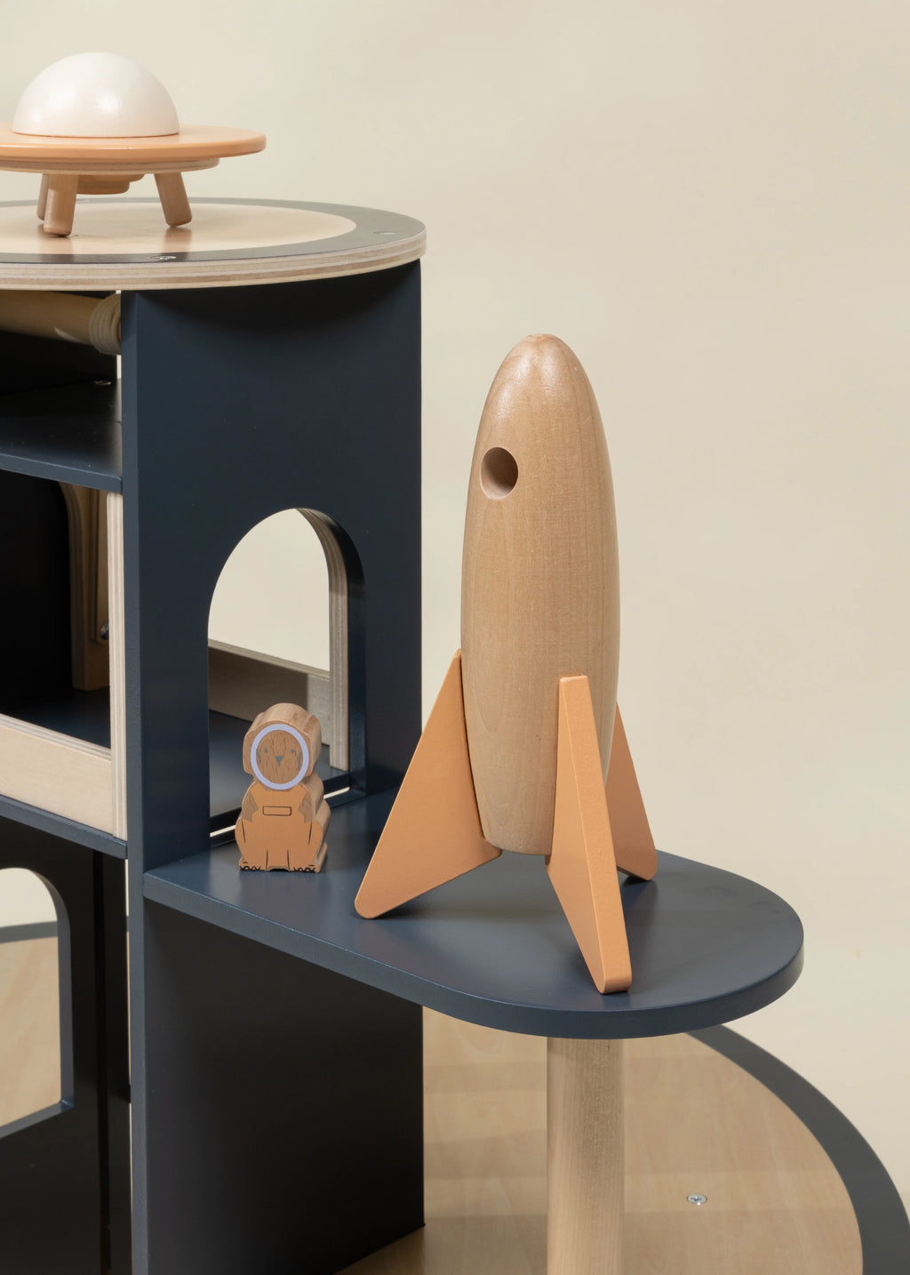 Oversized Wooden Space Station Play & Accessories