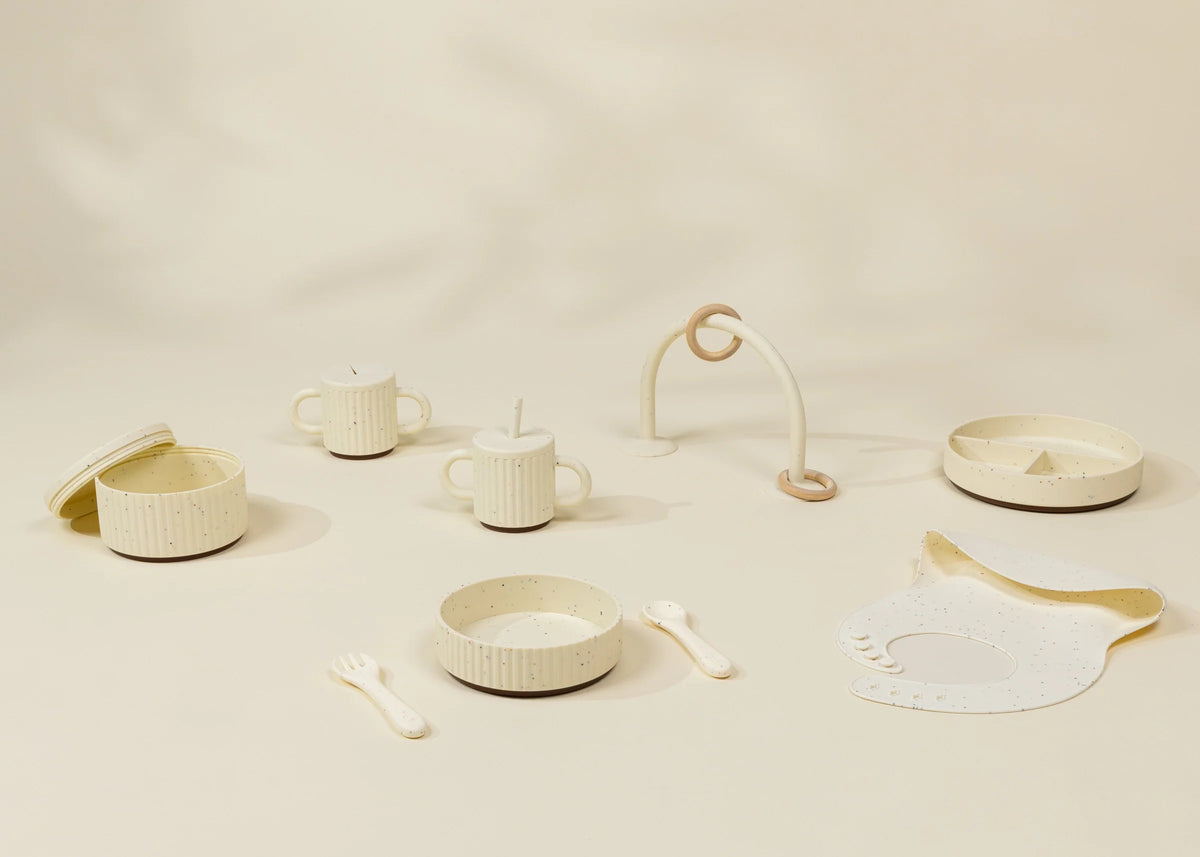 Silicone Baby Suction Divided Plate