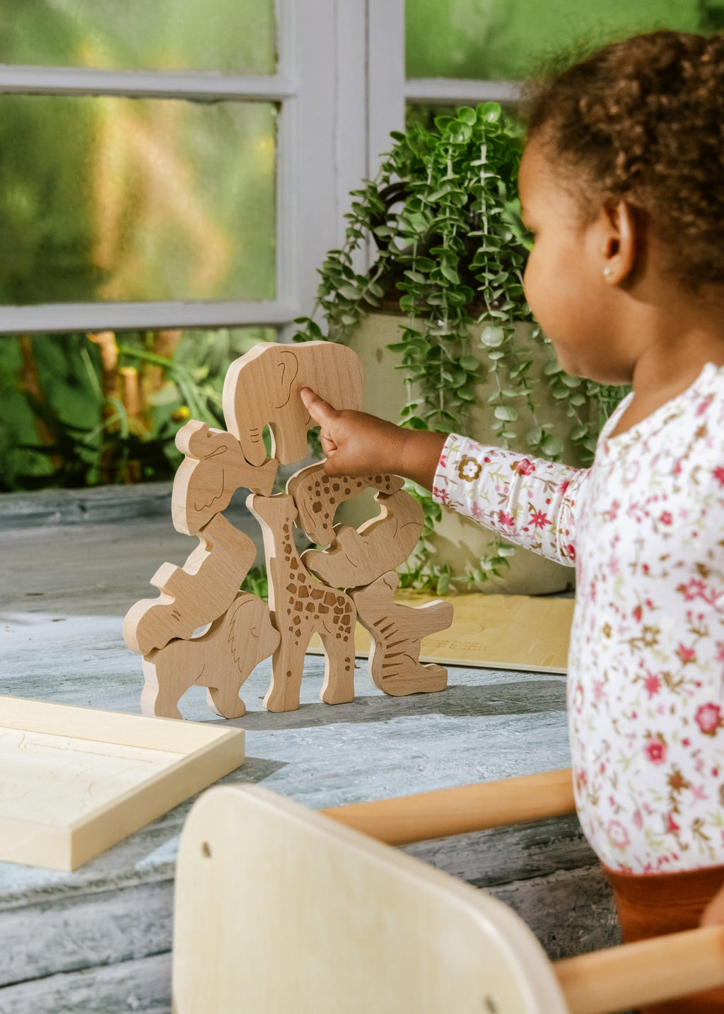 Wooden Balance Puzzle - 8 pieces