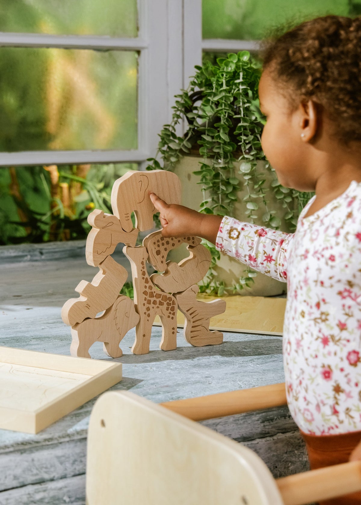 Wooden Balance Puzzle - 8 pieces