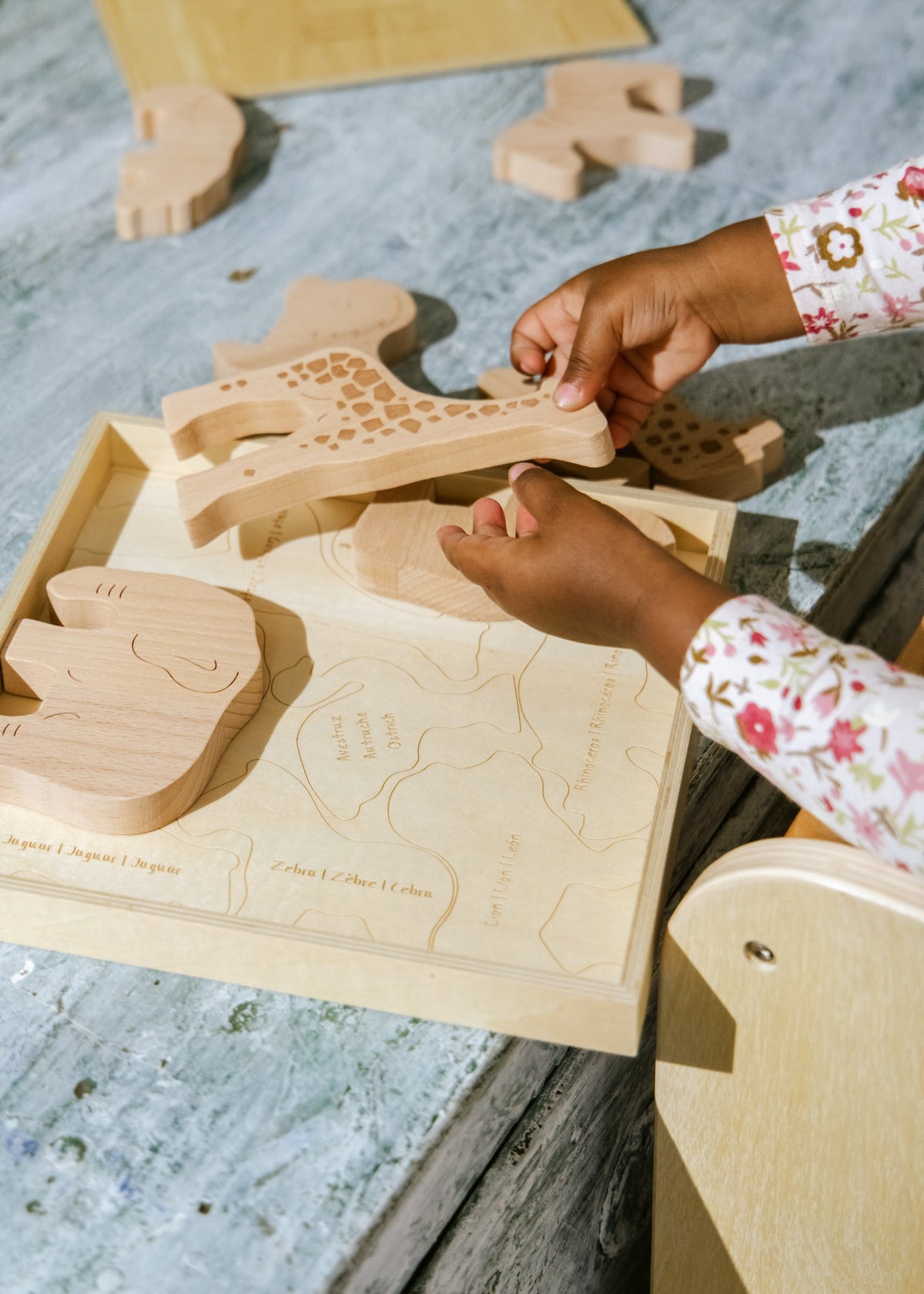 Wooden Balance Puzzle - 8 pieces