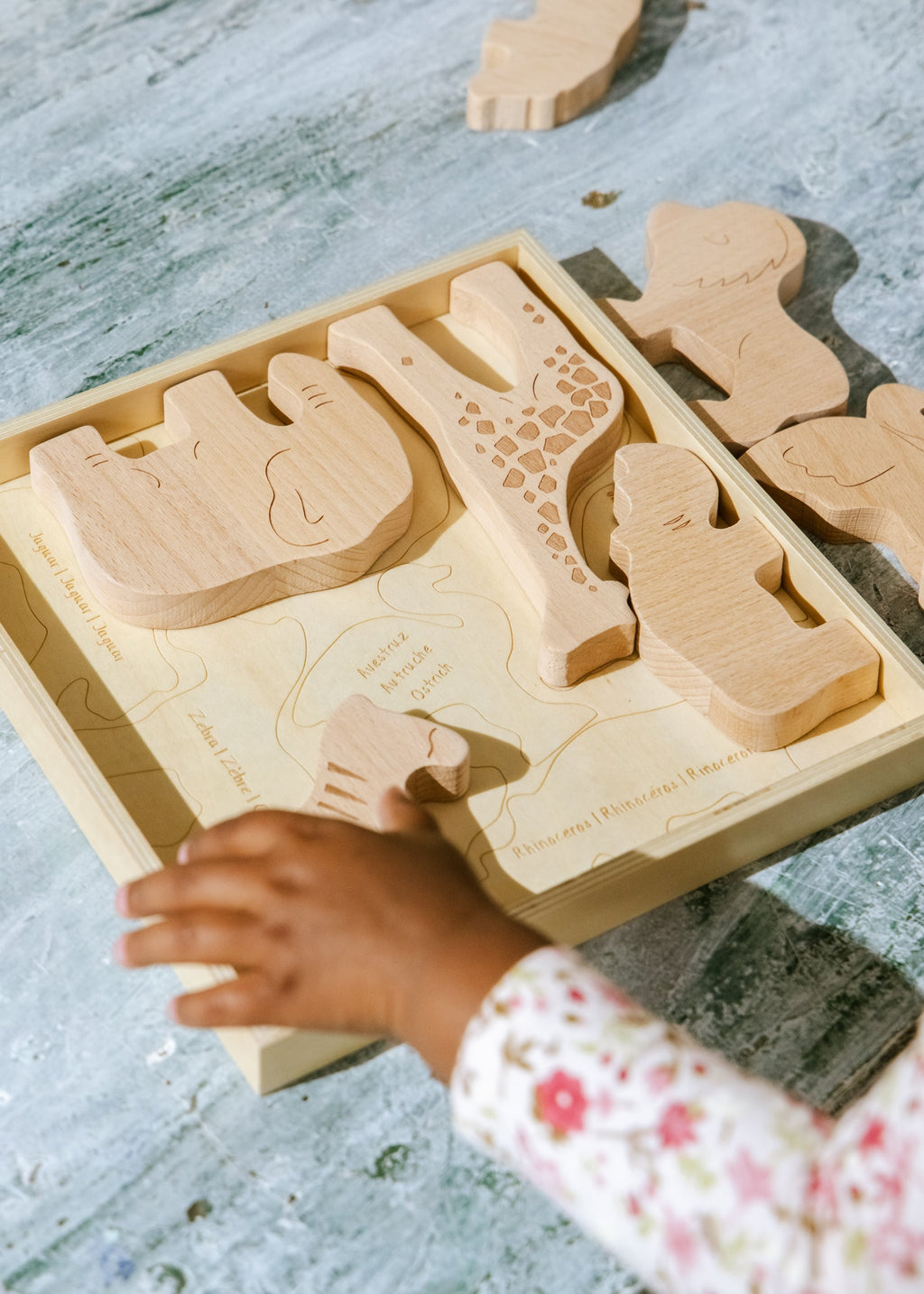 Wooden Balance Puzzle - 8 pieces