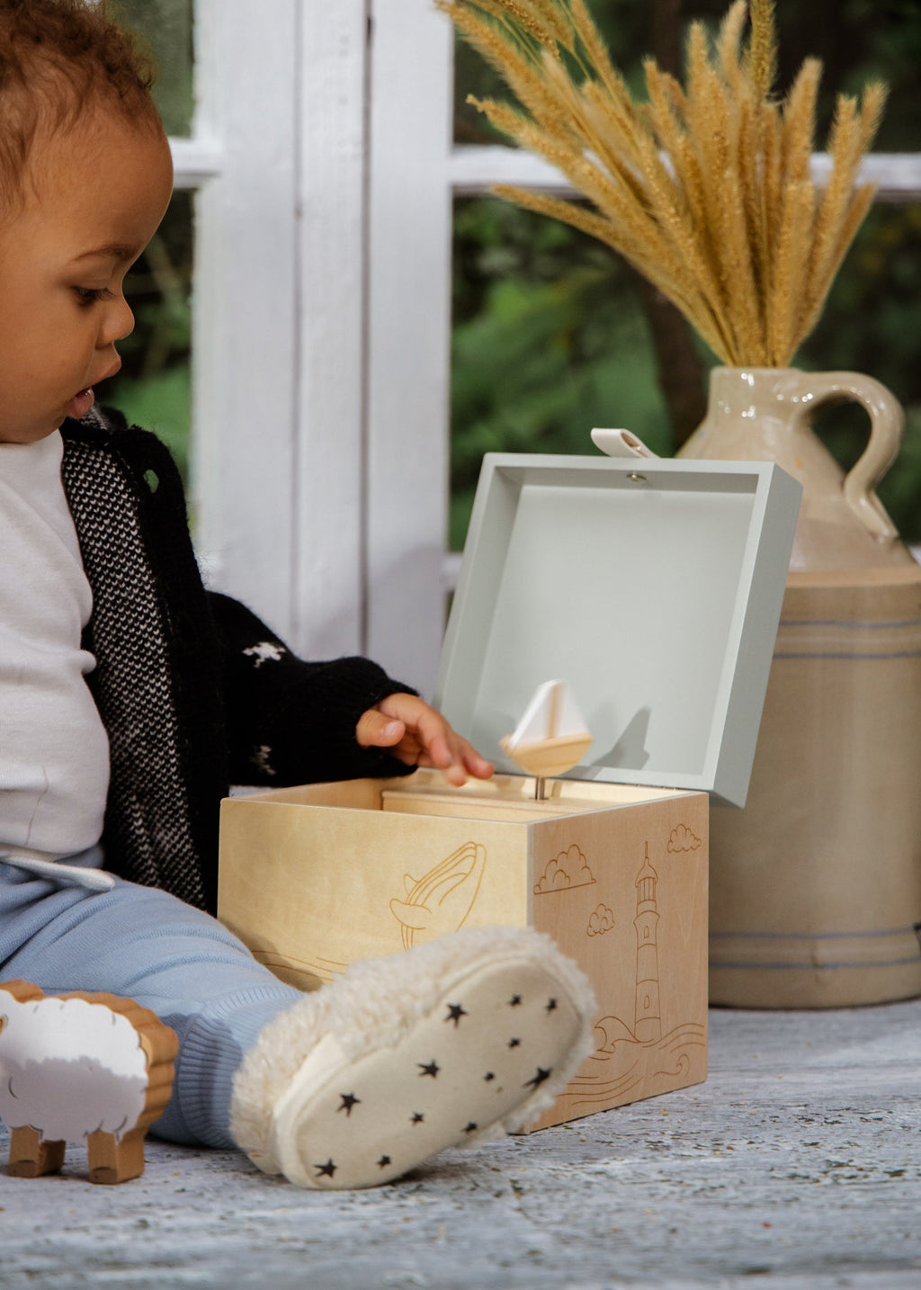 Wooden Musical Souvenir Box