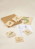 Balance Board Yoga Wooden Cards