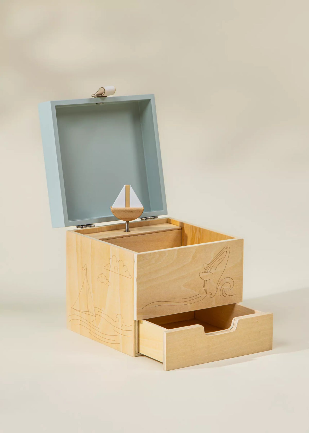 Wooden Musical Souvenir Box