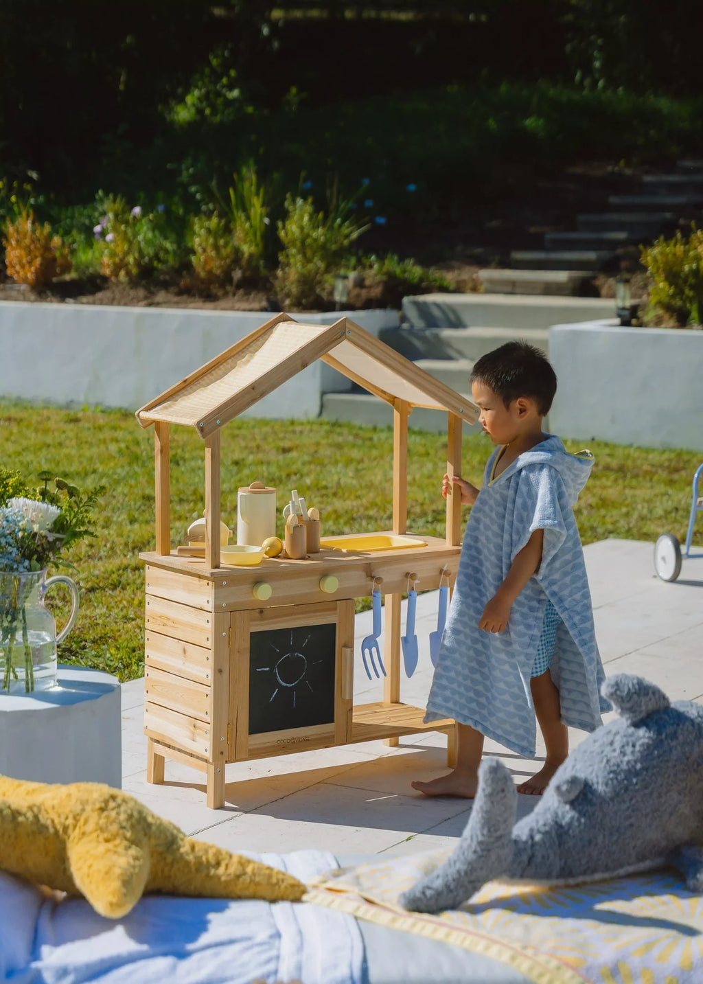 Wooden Outdoor Play Kitchen