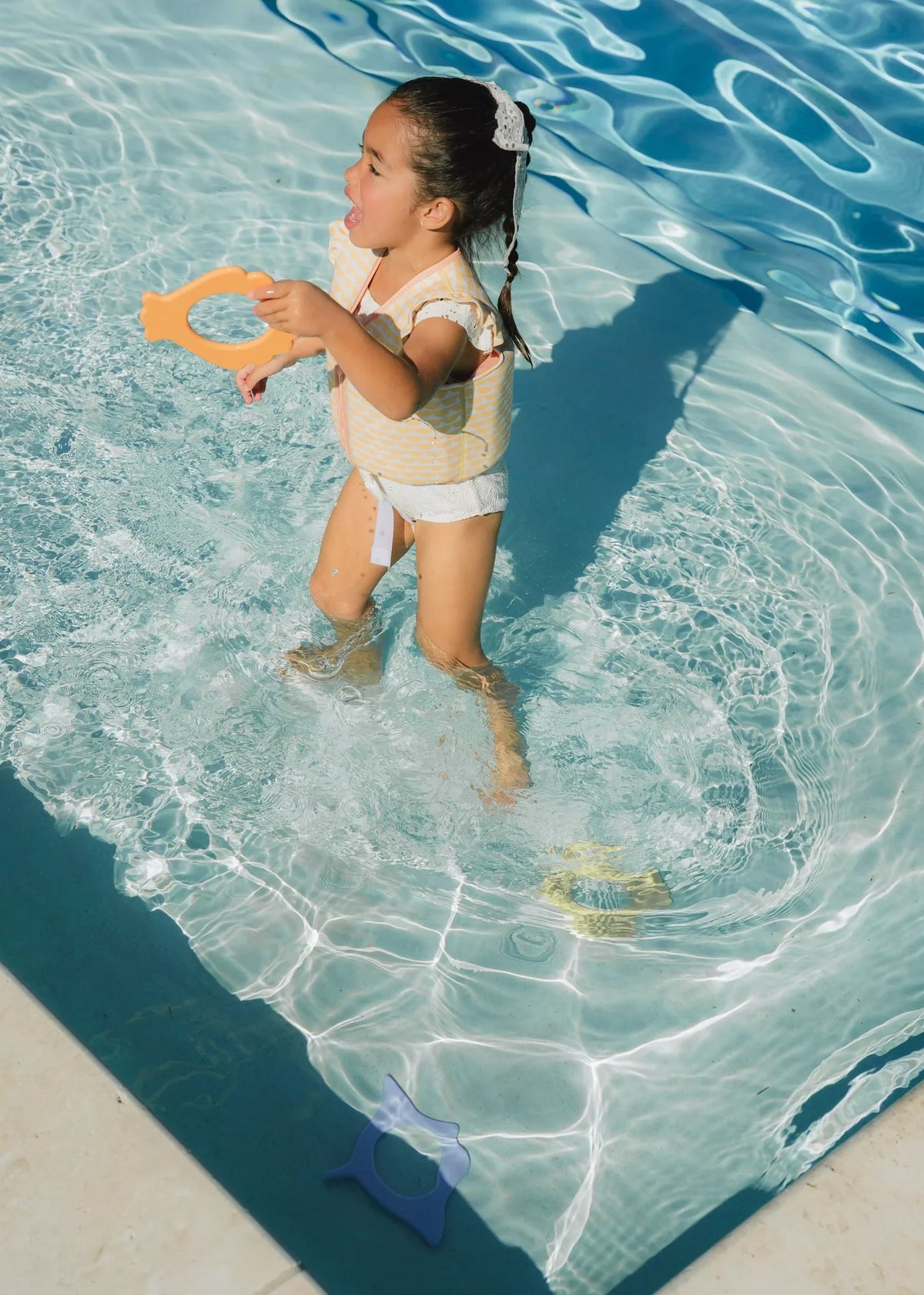 6 Silicone Diving Rings Pool Toys