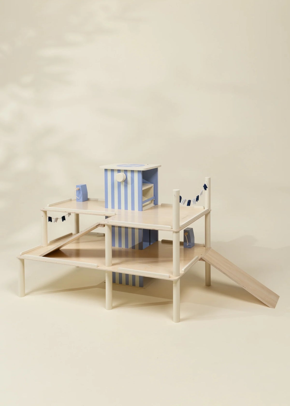 Oversized Wooden Parking Garage Play