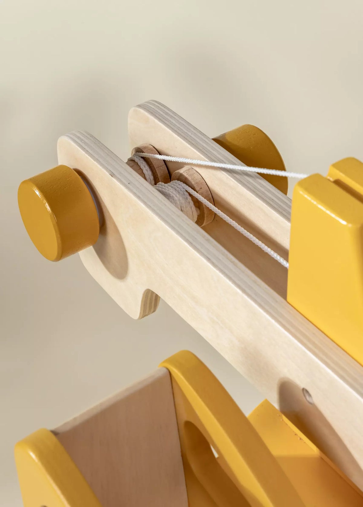 Oversized Wooden Construction Crane
