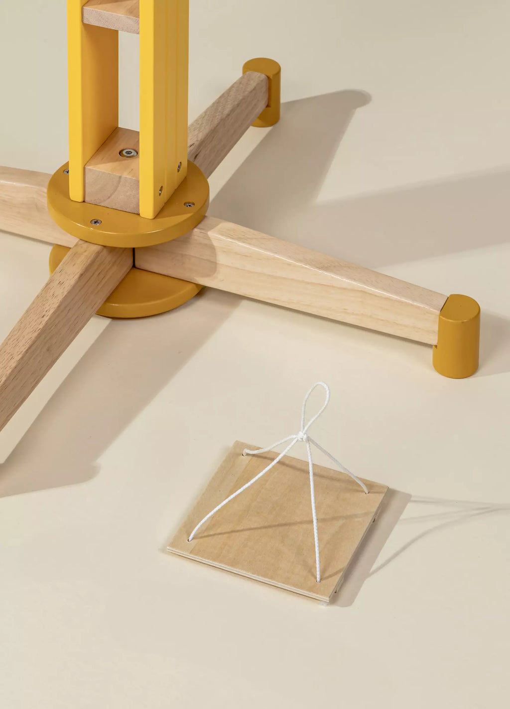 Oversized Wooden Construction Crane