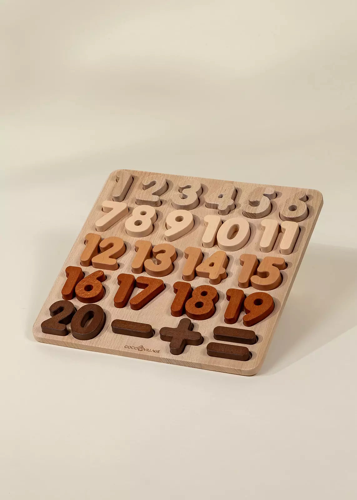 Wooden Numbers